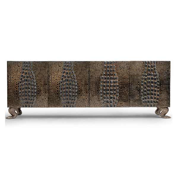 Crocodile Horn back Credenza