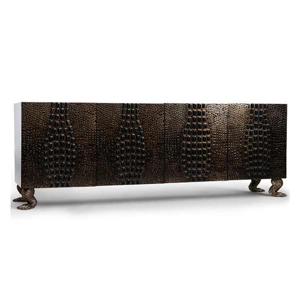 Crocodile Horn back Credenza