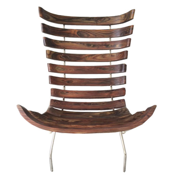 Ebony Rib Chair (Stainless)