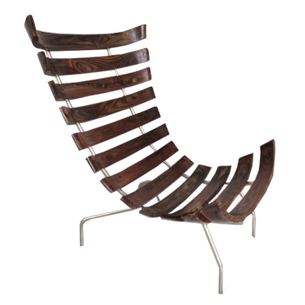 Ebony Rib Chair (Stainless)