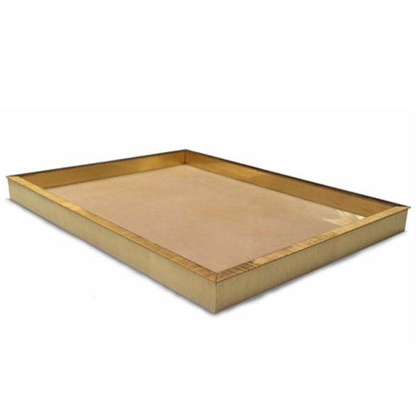 PN Textured Brass-Natural Tray